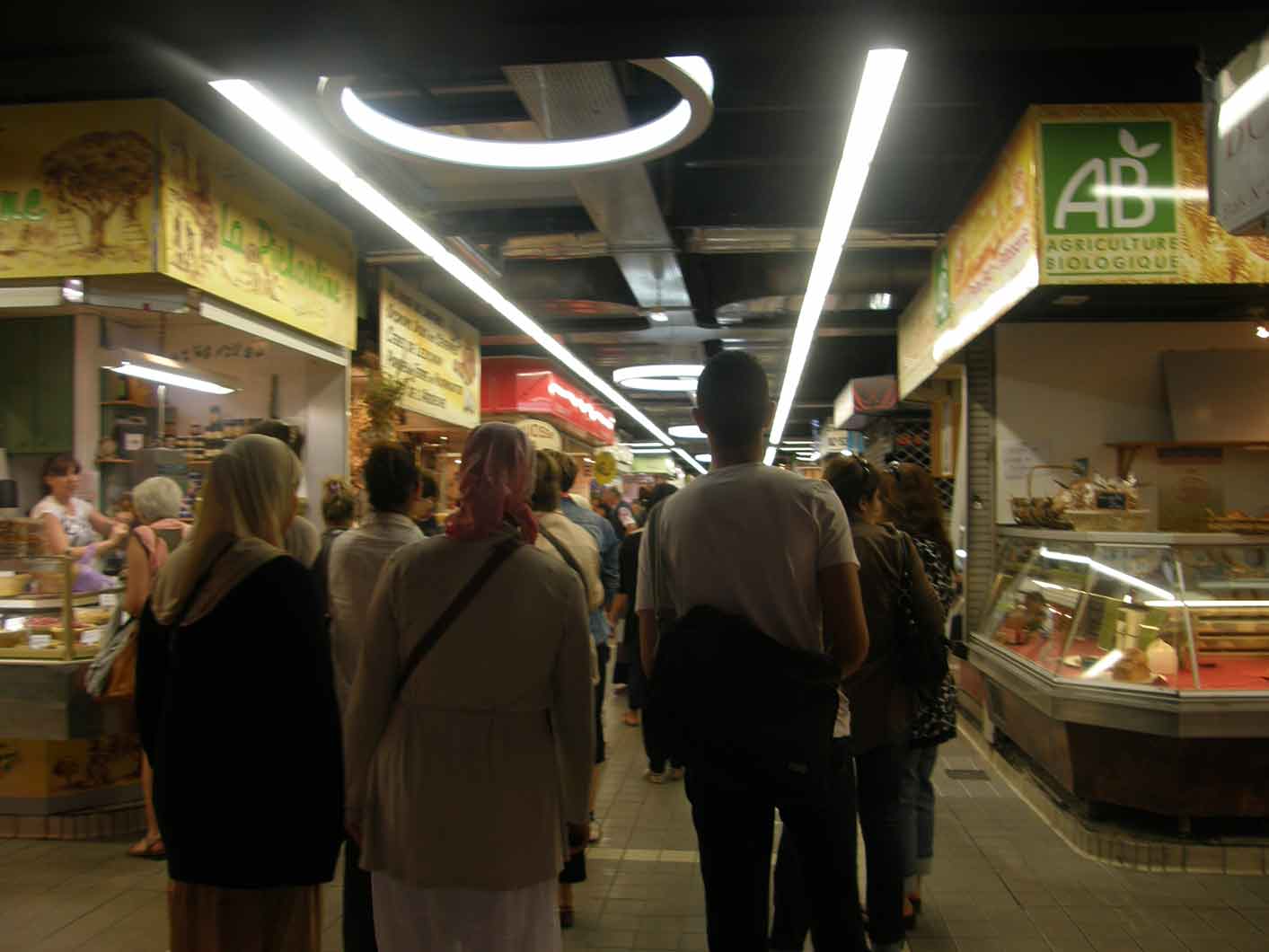 Visite aux Halles de Nîmes